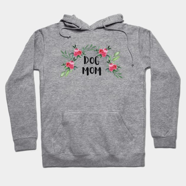 Floral Dog Mom Hoodie by Mplanet